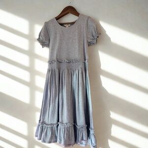 Matilda Jane heather grey perfectly paired girls lap dress